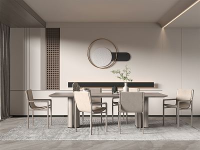 Modern Restaurant Home Restaurant 3d model