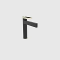Modern Matte Black Faucet With Sleek Single Handle Design For Home Use