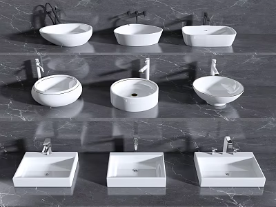 Modern wash basin wash basin 3d model
