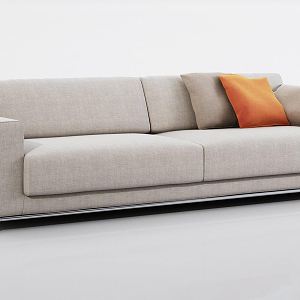 Modern double sofa 3d model