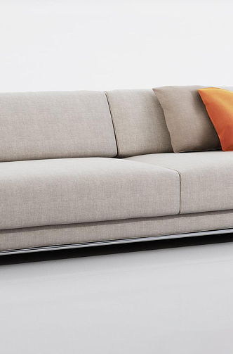 Modern double sofa 3d model