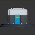 Science Fiction Box Box Science Fiction Box Future Box Small Box Container Realistic 3d model