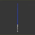 Blue Lightsaber Weapon With Silver Hilt And Glowing Long Blade