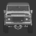 Silver Rugged Pickup Truck With Double Cab Open Cargo Bed And Off Road Tires