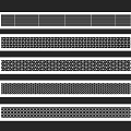 Air Conditioner Vents Featuring Different Grille Patterns And Modern Design Styles 3d model