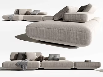 Modern Multiplayer Sofa 3d model