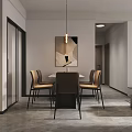 Modern Living Dining Room Interior With Beige Sofa Coffee Table Circular Chandelier And Abstract Artwork