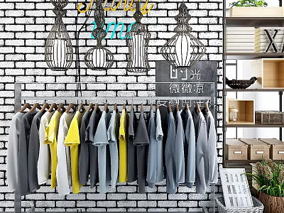 Modern clothes 3d model