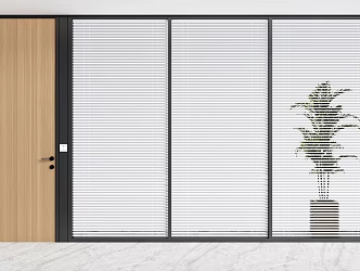 Modern venetian blinds venetian blinds office sunshade 3d model