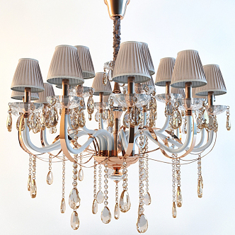 Crystal chandelier 3d model