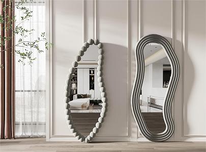 modern mirror floor mirror 3d model