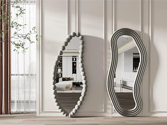 modern mirror floor mirror 3d model