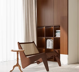 Quiet wind bookcase 3d model