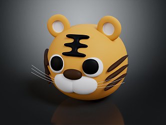 Tiger CG Tiger Cartoon Tiger Anime Tiger 3d model