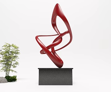 Outdoor landscape sketch 3d model