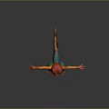 Lizard Anime Lizard Chameleon Cartoon Lizard Reptile Cold Blooded Animal Reptile Reptile Class 3d model