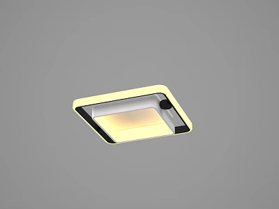 Modern Square LED Ceiling Light With Bright Stylish Design For Home Interior 3d model