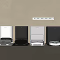 Modern sweeping machine sweeping machine sweeping robot. 3d model