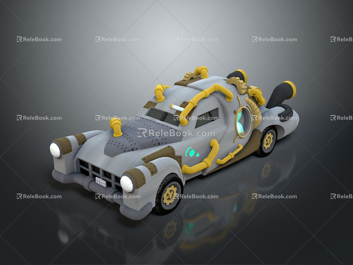 Self-made armed car modified car modified car chariot chariot doomsday car self-made car self-made car modified car 3d model