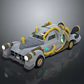 Self-made armed car modified car modified car chariot doomsday car self-made car self-made car modified car 3d model