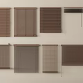 Various Styles Of Brown Window Blinds For Home Decor And Window Treatment