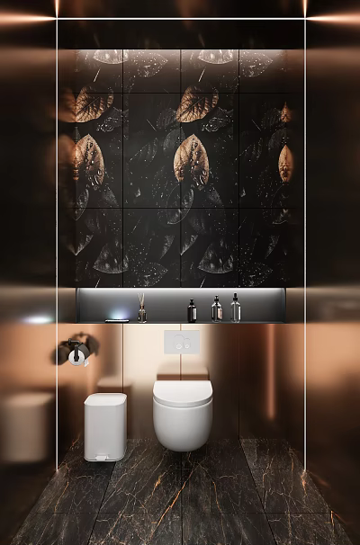 Modern toilet 3d model