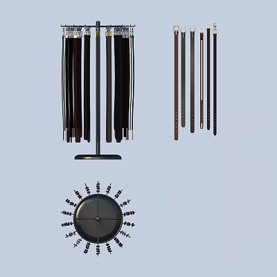 Wooden Metal Wind Chimes And Spiked Decorative Wall Clock Home Living Accessories 3d model