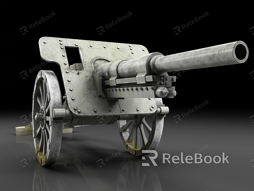 Cannon weapon howitzer model