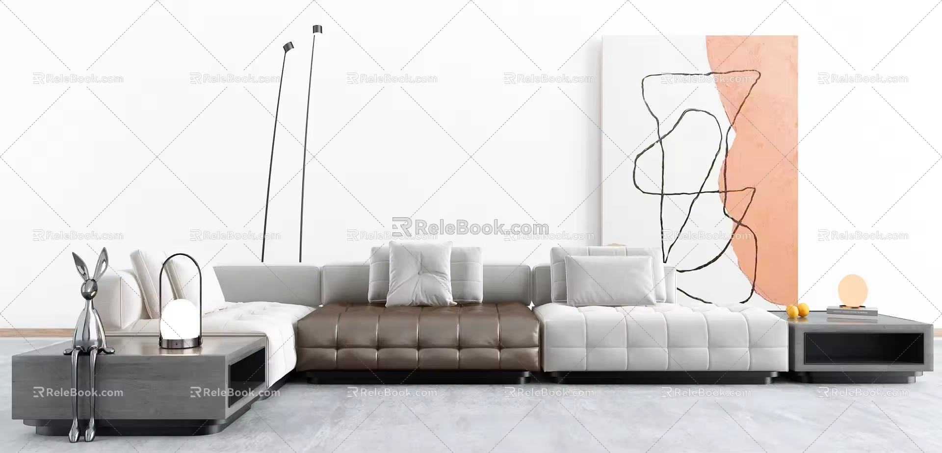 Multiplayer Sofa 3d model