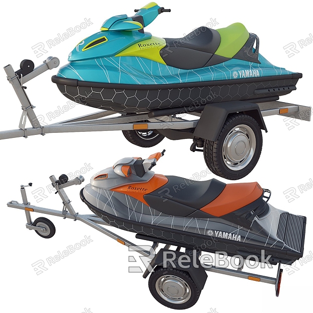 Yamaha Jet Ski and Trailer model