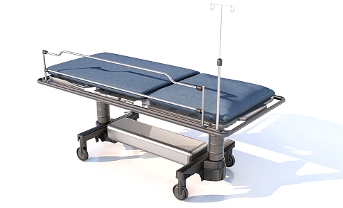 Medical Tools Medical Bed Emergency Stretcher 3d model