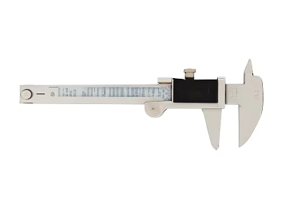 Vernier Caliper Precision Measuring Hardware Tool With Stainless Steel Body For Accurate Length Measurement 3d model