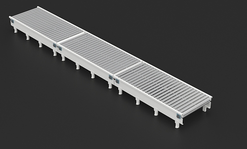 Modern Conveyor Transmission 3d model