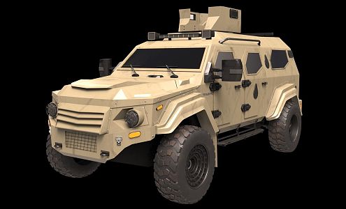 modern military armored vehicle 3d model