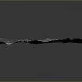 Natural Scenic Landscape Pattern on Stone Surface With Deep Blue Gray White and Gold Textures