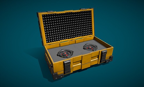 Modern Sci-Fi Box 3d model