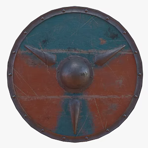 Modern Shield Medieval Shield 3d model