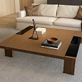 Coffee table square coffee table 3d model