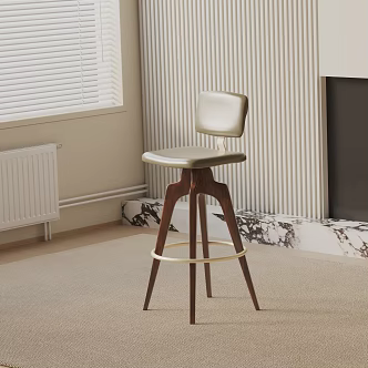 Modern Bar Chair 3d model