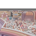 Colorful Indoor Playground With Slides Climbing Structures And Kids Activity Zones
