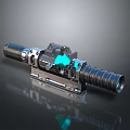 Infrared Steiner Laser Pistol Light Source Firearm Sight Firearm Device 3d model