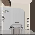 Soft Warm Beauty Salon Spa Room With Comfortable Massage Bed And Elegant Oriental Interior Design