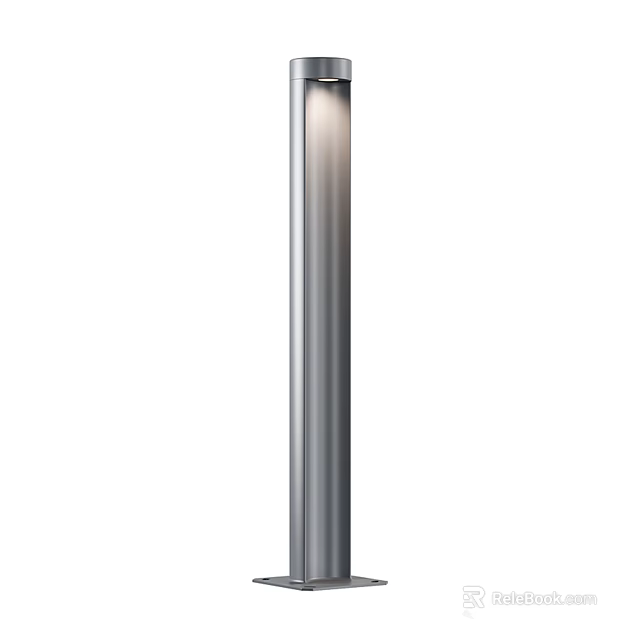 Sleek Modern Outdoor Light With Metal Construction And Bright Illumination For Garden Use 3d model 