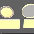 Modern Ceiling Lights Round And Square Design With Soft Warm Glow For Home