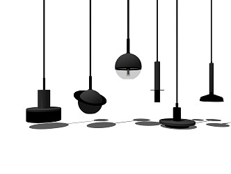 Modern Chandelier Simple Luxury Chandelier 3d model