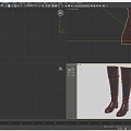 Boots Long Boots Leather Boots Over-the-Knee Boots Next Generation 3d model