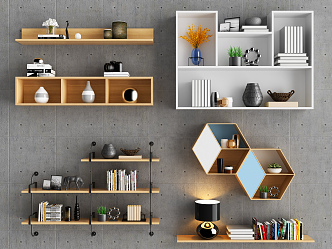 Modern Wall Cabinet Hanging Cabinet 3d model