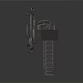 Industrial Mechanical Equipment With Steel Frame And Pipeline Structure Components