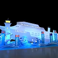 Event photo clock-in point 3d model