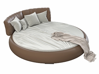 round bed 3d model